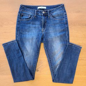 KanCan Mid Rise Medium Wash Skinny Jeans Size 3/25
